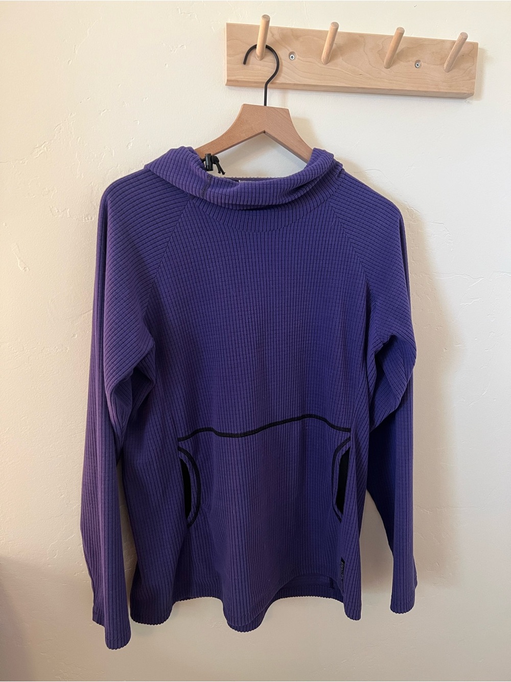 Melanzana Deep Purple V2 Micro Grid Hoodie - Picture 3 of 4